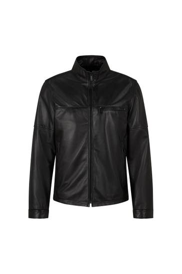 STRELLSON Lederjacke Jim schwarz