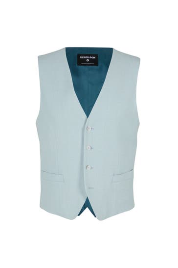 STRELLSON Business-Sakko Gyl hellblau Slim Fit