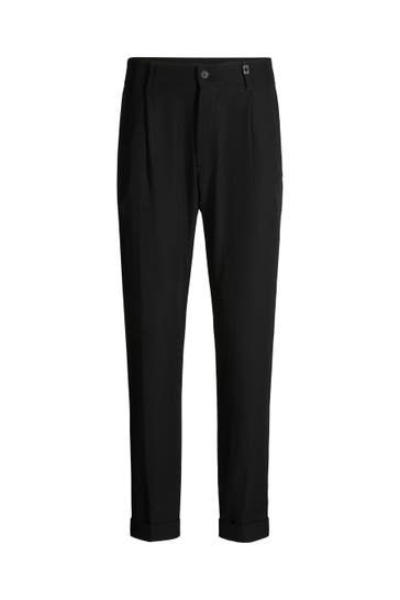 STRELLSON Stoffhose Louis schwarz Straight