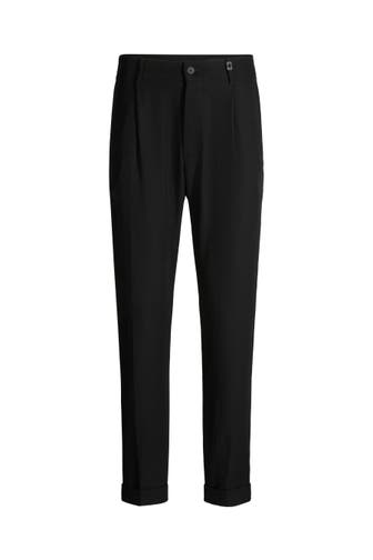 STRELLSON Stoffhose Louis schwarz Straight