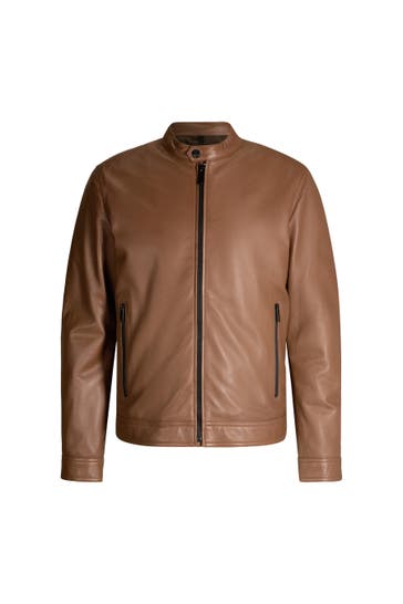 STRELLSON Lederjacke Jace braun