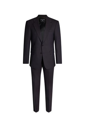 STRELLSON Anzug Reece-Jory dunkellila Slim Fit