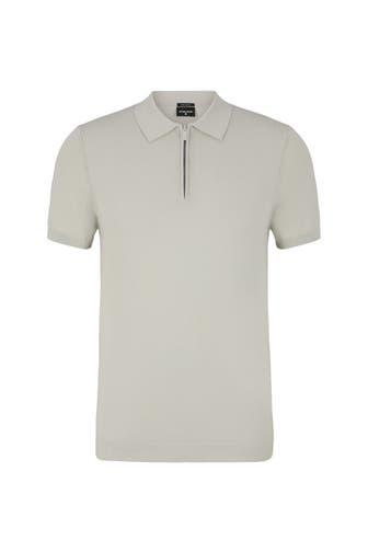 STRELLSON Polo-Shirt Vincent hellgrau