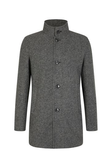 STRELLSON Wollmantel Fynn anthrazit