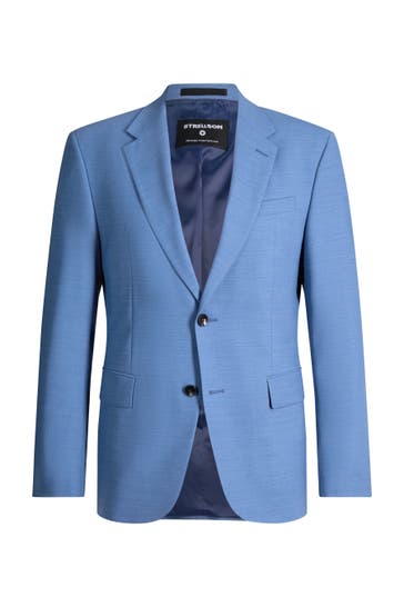 STRELLSON Business-Sakko Aidan blau Slim Fit
