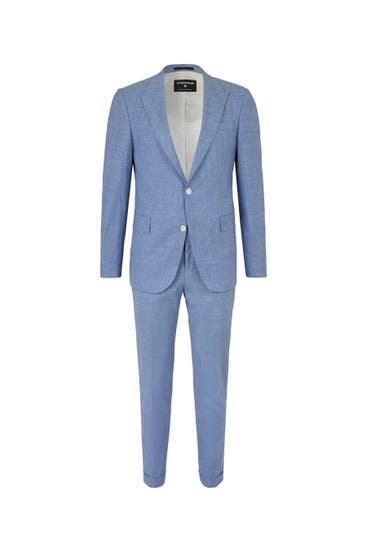STRELLSON - Anzug Ayres-Luc pastellblau meliert Slim Fit