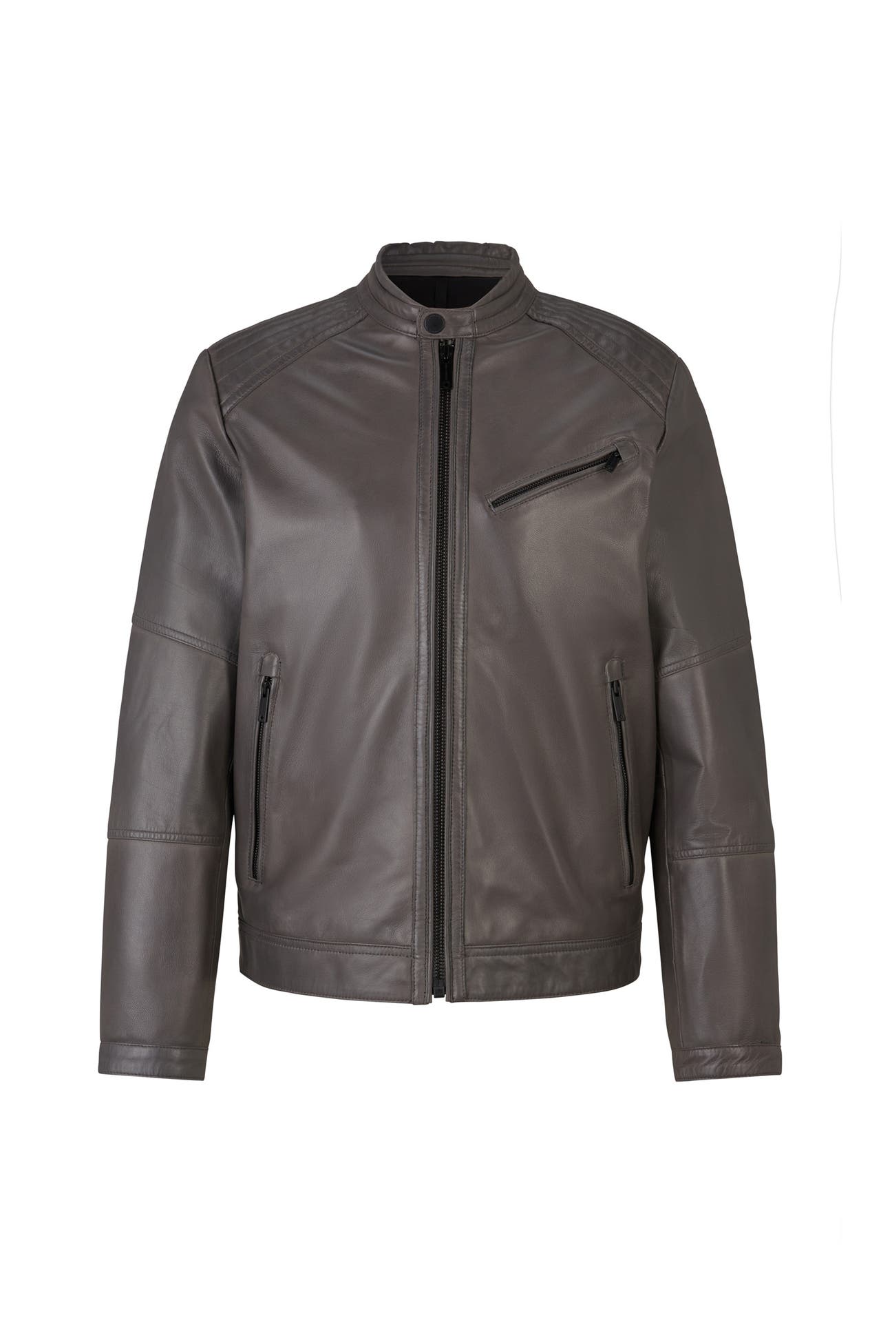 STRELLSON Blouson Lederjacke Wells grau, Bild 1