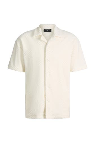 STRELLSON Kurzarmhemd Joseph offwhite Loose Fit