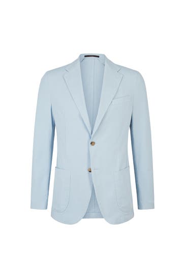 WINDSOR. Business-Sakko Giro hellblau Regular Fit