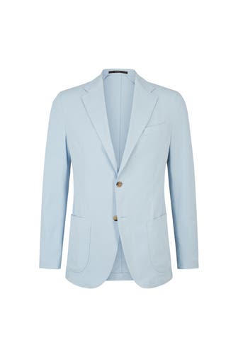 WINDSOR. Business-Sakko Giro hellblau Regular Fit