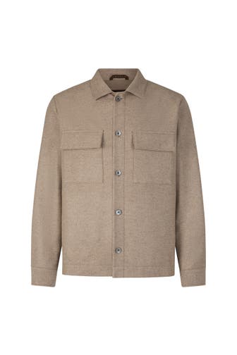 WINDSOR. Overshirt Lavoro beige Regular Fit