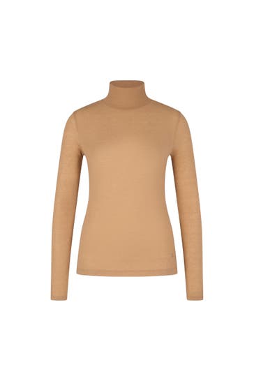 WINDSOR. T-Shirt Langarmshirt camel