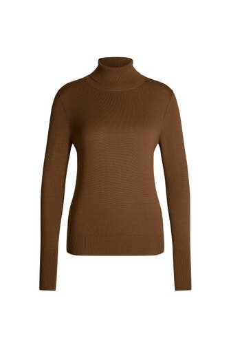 WINDSOR. Pullover Rollkragenpullover braun