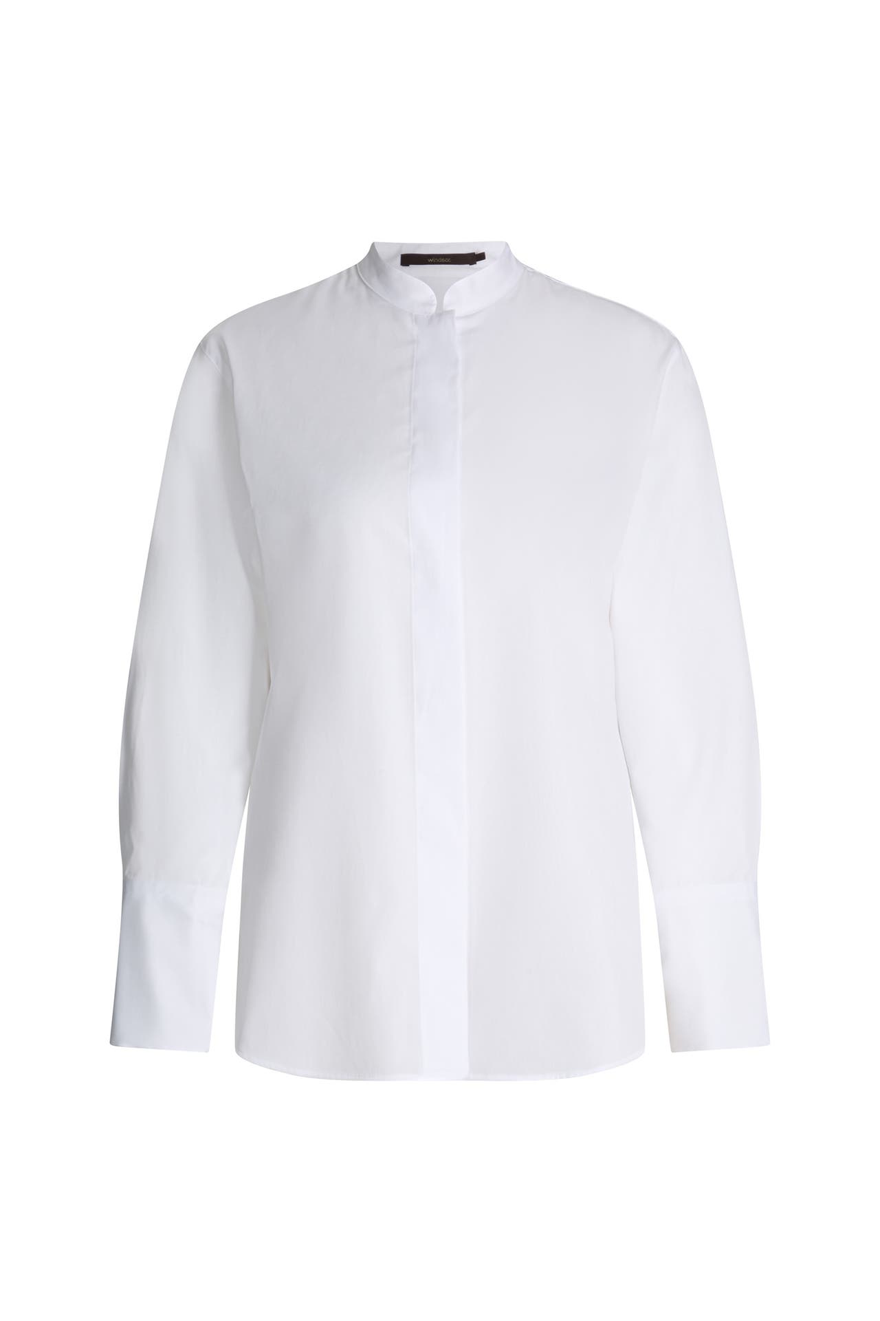 WINDSOR. Business-Bluse Hemdbluse weiß, Bild 1