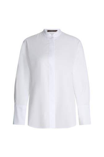 WINDSOR. Business-Bluse Hemdbluse weiß