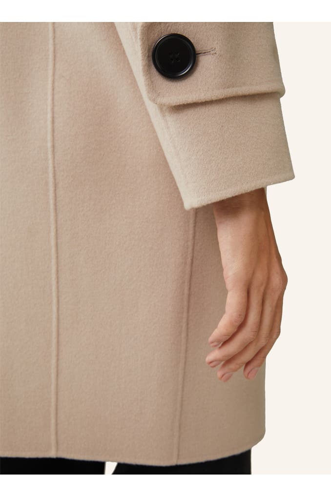 WINDSOR. Mantel Double-Wollmix-Doppelreiher-Mantel mit Cashmere in 
