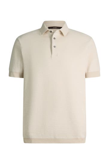 WINDSOR. Polo-Shirt Tulio beige meliert