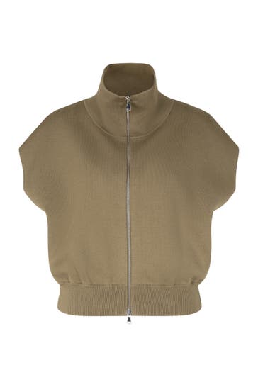 WINDSOR. Strickjacke Cardigan oliv