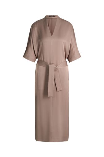 WINDSOR. Kleid Kaftan-Kleid braun