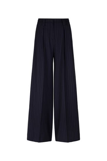WINDSOR. Business-Hose Palazzo-Hose navy Marlene