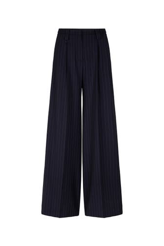 WINDSOR. Business-Hose Palazzo-Hose navy Marlene