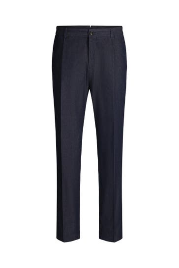 WINDSOR. Stoffhose Faso dunkelblau Straight