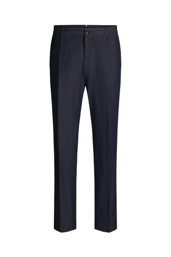 WINDSOR. Stoffhose Faso dunkelblau Straight