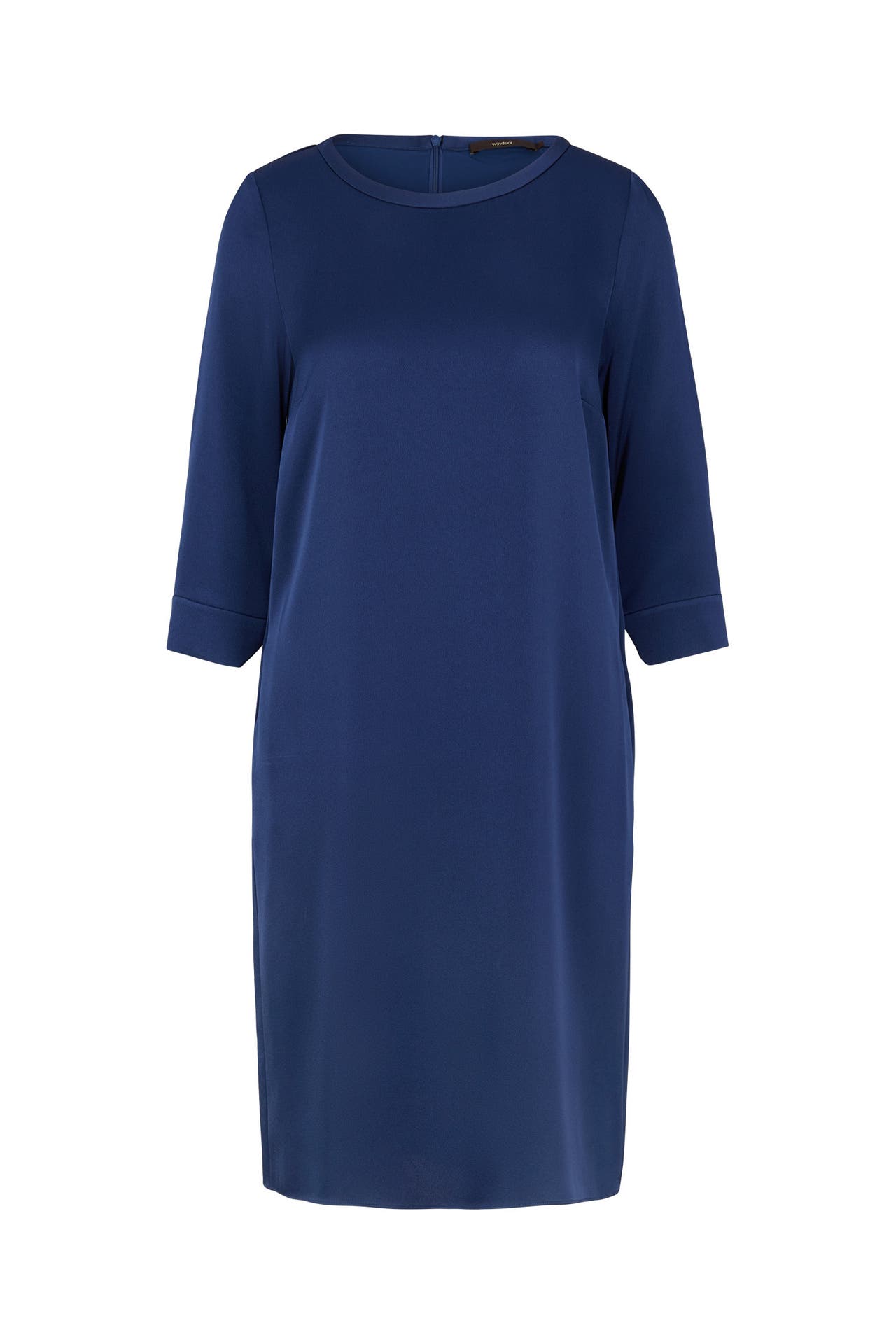 WINDSOR. Casual-Kleid Crêpe-Kleid in H-Linie in Hellgrau blau, Bild 1