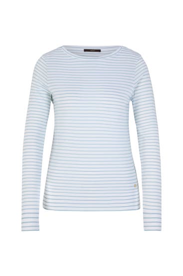 WINDSOR. - Langarmshirt hellblau/ecru