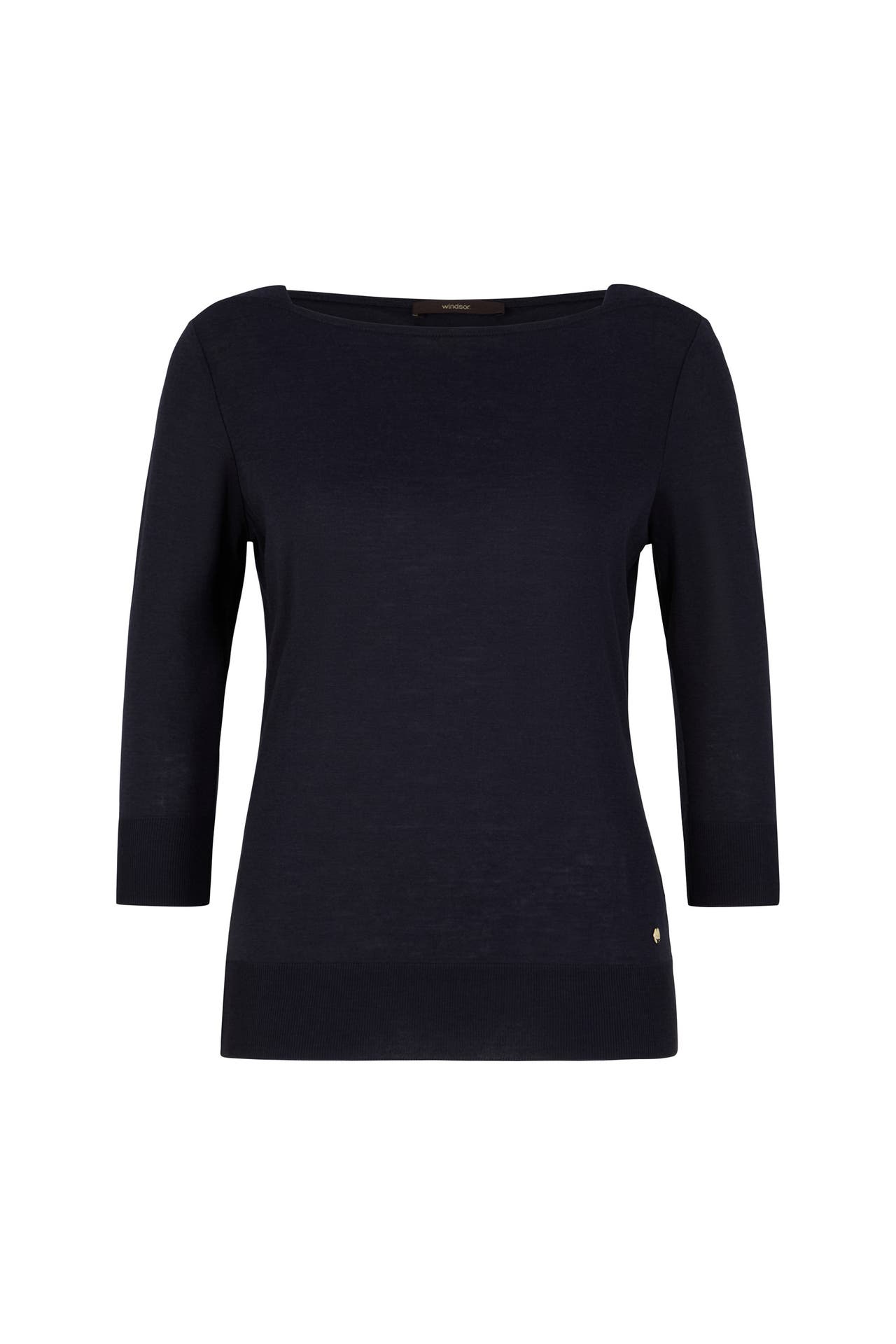 WINDSOR. Langarmshirt navy, Bild 1