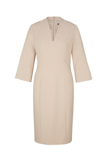 WINDSOR. - Casual-Kleid Crêpe-Etui-Kleid in Beige beige