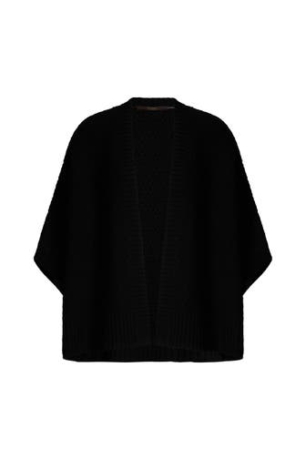 WINDSOR. Pullover Cape schwarz