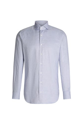 WINDSOR. Business-Hemd Trivo blau-weiss strukturiert Regular Fit