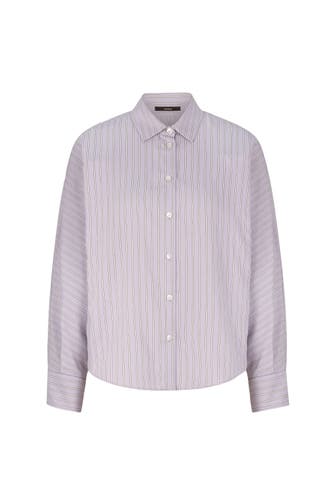 WINDSOR. Business-Bluse Bluse flieder/ecru