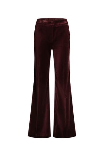 WINDSOR. Stoffhose Marlenehose rot Slim