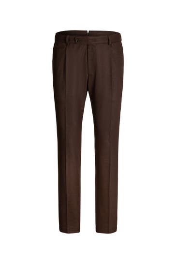 WINDSOR. Business-Hose Silvi dunkelbraun Slim