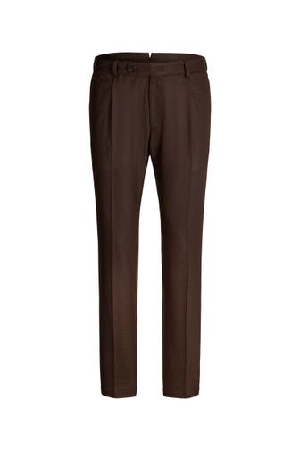 WINDSOR. Business-Hose Silvi dunkelbraun Slim