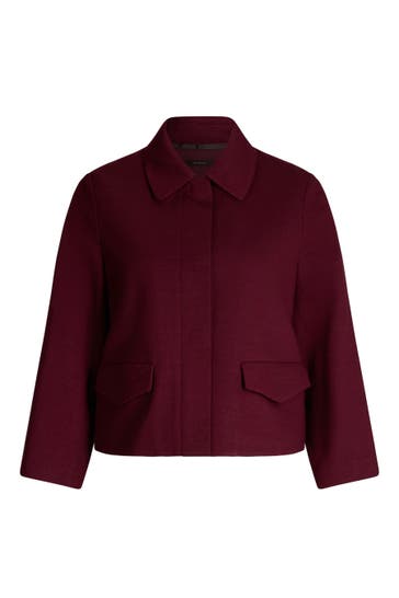 WINDSOR. Übergangsjacke Blazer-Jacke bordeaux