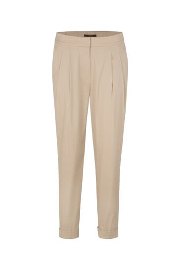 WINDSOR. Stoffhose Anzughose beige Karotte