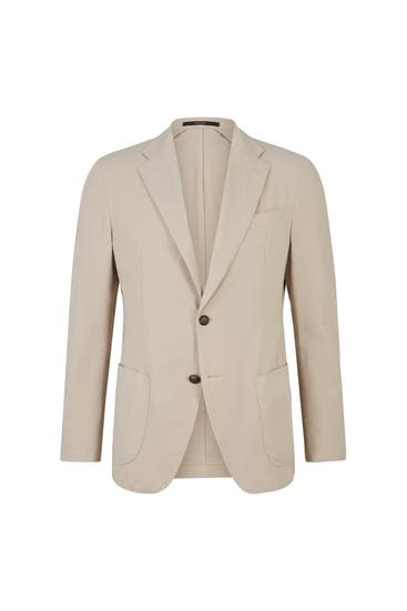 WINDSOR. - Business-Sakko Giro beige Regular Fit