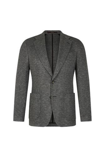 WINDSOR. Business-Sakko Giorno schwarz-grau gemustert Regular Fit