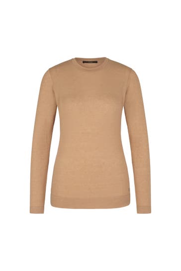 WINDSOR. T-Shirt Langarmshirt camel