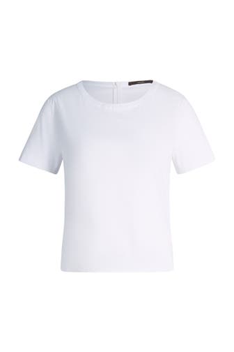 WINDSOR. Casual-Bluse Kurzarm-Bluse weiß