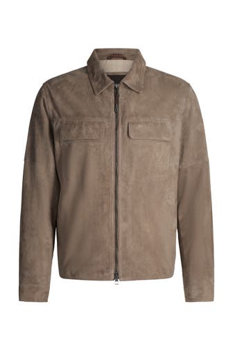 WINDSOR. Lederjacke Pesaro grau