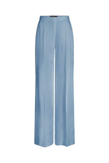 WINDSOR. Stoffhose Marlene-Hose hellblau Slim
