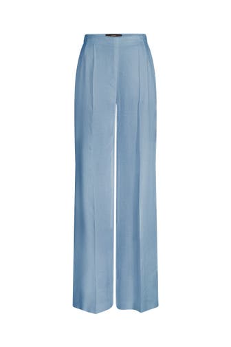 WINDSOR. Stoffhose Marlene-Hose hellblau Slim
