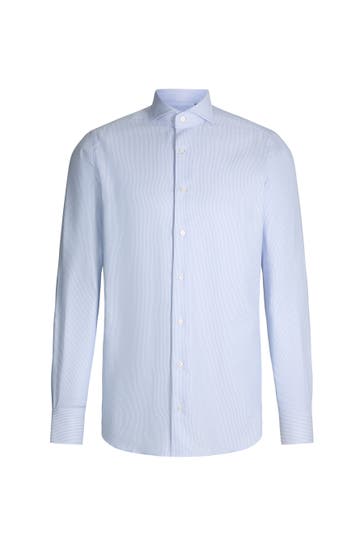 WINDSOR. Business-Hemd Trivo hellblau-weiss meliert Regular Fit