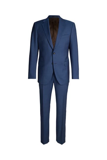 WINDSOR. Anzug Sera-Sole blau meliert Regular Fit