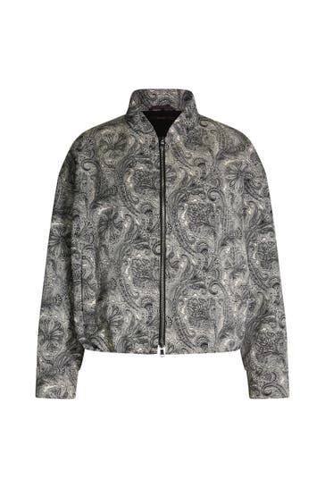 WINDSOR. Blazer Blouson schwarz-ecru