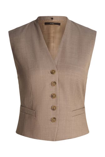 WINDSOR. Weste Weste taupe